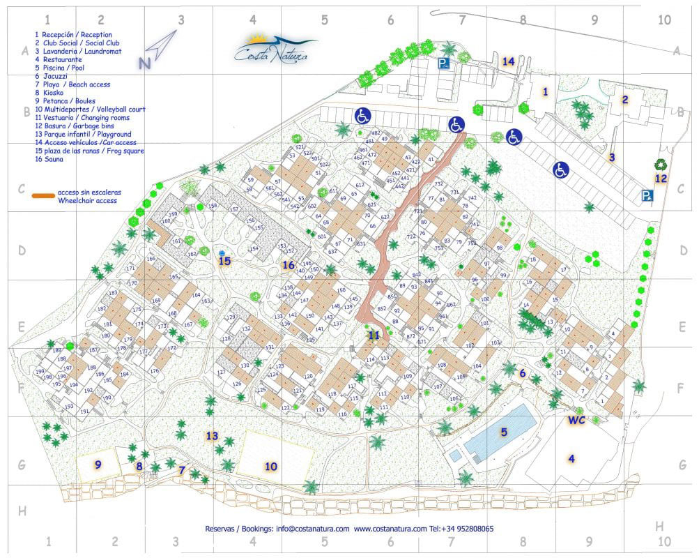 Map Costa Natura